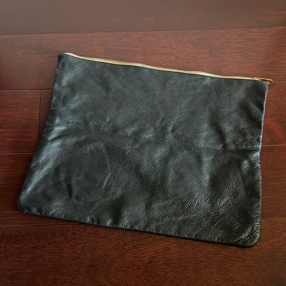 American Apparel Leather Clutch - Picture 1 of 5